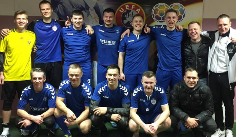 „Žaliakalnio“ futbolininkai tapo stipriausiais Kauno LFML pirmenybėse